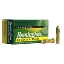 Remington Ammunition 1522 Golden Bullet  22 LR 40 gr Plated Lead Round Nose 50rd BOX - Remington