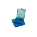 MTM P1004424 Case-Gard P-100 44 Spl,44 Mag,45 Colt (LC) 100rd Clear Blue - Mtm Case Gard