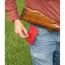 MTM ABP Ammo Belt Pouch  22 LR,17 HMR,22 Mag,17 Mach 2,22 Short,BB 100 Rounds Red Plastic - MTM Case-gard
