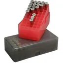 MTM E-50 Slip Top Ammo Box .45 Caliber 50 Rounds Plastic Assorted Colors E-50-45-41 - Mtm