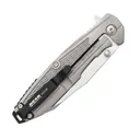 BEAR & SON 4 1/4'' STAINLESS STEEL HANDLE W/REVERSE TANTO BLADE - Bear & Son Cutlery