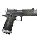 Masterpiece Arms DS9-TC Hybrid, 9mm, 4.6 Comp'd Barrel, 2- Magazines, Optics Ready, Black & Silver, Pistol - MasterPiece Arms