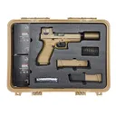 B&T Hush Puppy Glock 19X Complete Kit w/ Acro Red Dot, Threaded Barrel, Suppressor, 100rds Ammo - B&T
