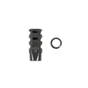 Taran Tactical MPX 9mm Compensator 13.5x1 LHM Thread, 3-Port Stainless Steel - Taran Tactical Innovations