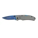 SARGE BLUE ELECTRO LK BACK FOLDER - Sarge Knives