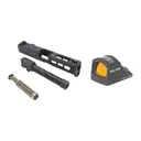 Zaffiri Precision KIT ZPS.3 Glock 19 Gen 5, RMR Cut, Threaded Black Barrel, Black Slide, Holosun H407C-X2 2 MOA Red Dot - Zaffiri Precision