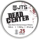 JTS PELLETS DEAD CENTER 25 CAL DOMED 29.63 GR 150CT - JTS Shotguns