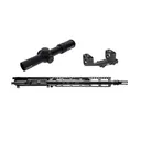 VKTR VK-1 UPPER COMBO KIT, 5.56mm, 13.7 w/ P&W SoLGW Nox Muzzle Device, W/Crimson Trace Hardline LPVO 1-6x24mm MOA Scope, Warne QD X-SKEL 34mm Scope Mount - VKTR Industries