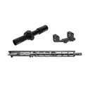 VKTR VK-1 UPPER COMBO KIT, 5.56mm, 16 Barrel w/ A2 Muzzle Device, W/Crimson Trace Hardline LPVO 1-6x24mm MOA Scope, Warne QD X-SKEL 34mm Scope Mount - VKTR Industries