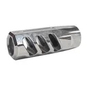 F-1 Firearms Surplus Flat Faced Silver Muzzle Break 5.56 1/2x28mm - SILVER - F-1 Firearms