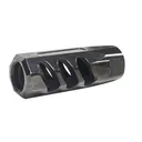 F-1 Firearms Surplus Flat Faced Muzzle Break 9mm / .36 Cal - Black - F1 Firearms