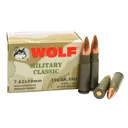 Wolf MC762BFMJ Military Classic  7.62x39mm 124 gr ... - Wolf