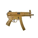 MAC 12750009 5K  9mm Luger 30+1 5.80 Black Phosphate Steel Threaded Barrel, RAL 8000 Optics Ready Receiver/Frame, Black Grip, Ambidextrous - Military Armament Corporation