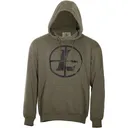 Distressed Reticle Hoodie Ash Green S - Leupold