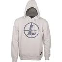 Distressed Reticle Hoodie Bone S - Leupold