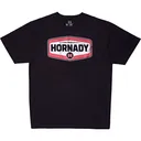 Hornady 99607L Hornady  Black Cotton Short Sleeve Large - Hornady