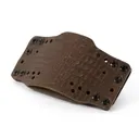 Limbsaver 12527 CrossTech  Universal Handgun Dark Brown Leather Ambidextrous IWB/OWB - Limbsaver