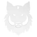 B/C AR500 3/8 SILHOUETTE BOAR HEAD - Birchwood Casey