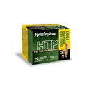 Remington Ammunition RTP9MM6A HTP  9mm Luger +P 115 gr Jacketed Hollow Point (JHP) 20 Bx/ 25 Cs - Remington