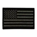 US FLAG BLACK PATCH - Sme