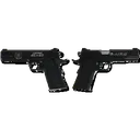 KIMBER CUSTOM LIBERTY TRUMP 45/47 1911 5 45ACP BLACK 1-7RD MAG - Kimber