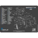 BERETTA 92 SCHEMATIC CHAR GRAY - Cerus Gear