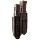 High Speed Gear 41TS02BK Taco Double Duty Staggered Black Nylon Laminate Pistol - High Speed Gear