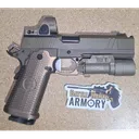 USED- Nighthawk Custom Sand Hawk, 9mm, 5 Barrel, 2- 17rd Magazines, RMR Ready, Pistol ***LIKE NEW CONDITION*** - Nighthawk Custom