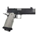 Masterpiece Arms DS9-TC Hybrid, 9mm, 4.6 Comp'd Barrel, 2 Magazines, Optics Ready, Black/Silver, Pistol - MasterPiece Arms