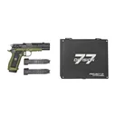Wilson Combat Division 77 Project 1 Color 2, 9mm, 5 Comp'd Barrel, Black Over Green, 1 of 100 w/ Limited Edition Serialized Box & Coin, Optics Ready, Pistol - Wilson Combat