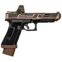 Taran Tactical Gen 3 G34 Copperhead, 9mm, 5.31 Barrel, 3 Magazines, SRO 2.5MOA Dot, Pistol - Taran Tactical Innovations