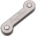 KeyBar Anodized Aluminum Key Organizer, Silver, KEY000A - Battlehawk Armory