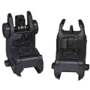 Tippmann Arms Front and Rear Flip Up Picatinny Rail Adjustable Sights Black - Tippmann