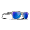 Wiley X AC6OVN09 Oviation Captivate Polarized Blue Mirror Lenses/Matte Slate Frame Sunglasses - Wiley X