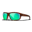 Wiley X ACCNT07 Contend Captivate Polarized Green Mirror Lenses/Matte Demi Frame Sunglasses - Wiley X
