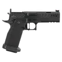 CNC GUNWORKS AKIRA 9mm 4.6 PORTED BARREL BLACK DLC, OPTICS READY, PISTOL - Cnc Gunworks