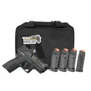 Smith & Wesson Shield X No Manual Safety 9mm Pistol Loadout Kit w/ 4x Total Mags, Green Dot, & Range Bag - Smith and Wesson