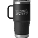Yeti BattleHawk Armory Custom 20oz Black Rambler Travel Mug - Yeti
