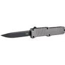 HK Hadron OTF Automatic: 3.375 Clip Point Blade - Black PVD Finish, Matte Grey Aluminum Frame - Hogue