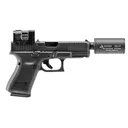 B&T Hush Puppy Glock 19 Complete Kit w/ Acro Red Dot, Threaded Barrel, Suppressor, 100rds Ammo - B&T