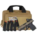 Smith & Wesson Bodyguard 2.0, .380acp, 2.75 Barrel, Thumb Safety, FDE / Black Pistol Bundle w/ 4 Magazines, Savior Bag, Optic Cut & CT Rad Green Dot - Smith and Wesson