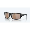 Costa Tailfin, Matte Black Frame, Copper Silver Lens, Sunglasses - Costa Del Mar