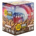 Federal Target .22 LR 36gr Copper Plated Hollow Point CDHP Rimfire Ammo - 550 Rounds - Federal
