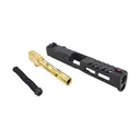Zaffiri Precision ZPS.2 Glock 17 Gen 5 Upper, RMR Cut, Gold TiN Barrel, Stainless Guide Rod, Black Slide - Zaffiri Precision