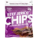 Wicked Cutz WCBC01KB Korean BBQ Beef Jerky Chips 8 Pack - Wicked Cutz
