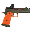 Vulcan x Staccato XC TMNT Series Mikey Edition, 9mm, 5 Island Comp Barrel, 2- 126mm Magazines, SRO 2.5 MOA, Pistol - Staccato