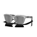 Oakley Frogskins Range Alloy Collection Sunglasses, Titanium Frame w/ Prizm Black Polarized Lenses - Oakley