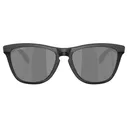 Oakley Frogskins Range XL Low Bridge Fit Sunglasses, Matte Tortoise Grey Smoke/Matte Black Frame w/ Prizm Black Polarized Lenses - Oakley