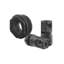 Breek Arms HUB ONE 2-1/2x28 .223Cal Echo Plan B Muzzle Device Package - Breek Arms