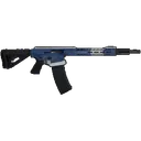 Genesis Arms Gen-12 3Gun Edition, 12 Gauge, 18.625 Barrel, 1- 10rd Magazine, Blue & Silver, Semi-Auto Shotgun - Genesis Arms